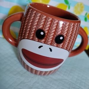 SUPER CUTE Brown Sock Monkey Coffee/Tea Cup/Mug Double Handle Ceramic Galerie 14